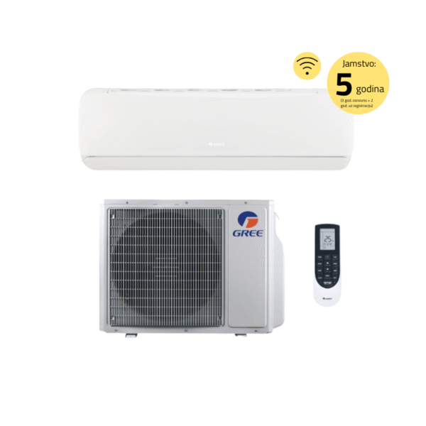 Gree klima uređaj G-TIME GWH12BCCXD-K6DNA1D/I-GWH12AWCXD-K6DNA1G/O- 3,50 kW