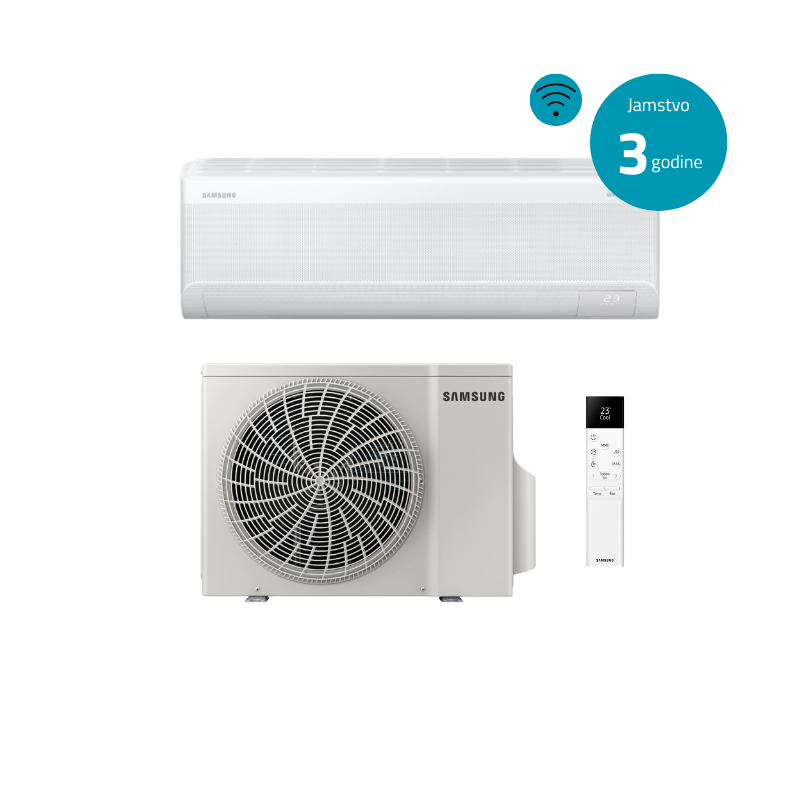 SAMSUNG WindFree klima uređaj AR60F12C1AWN - 3,5kW