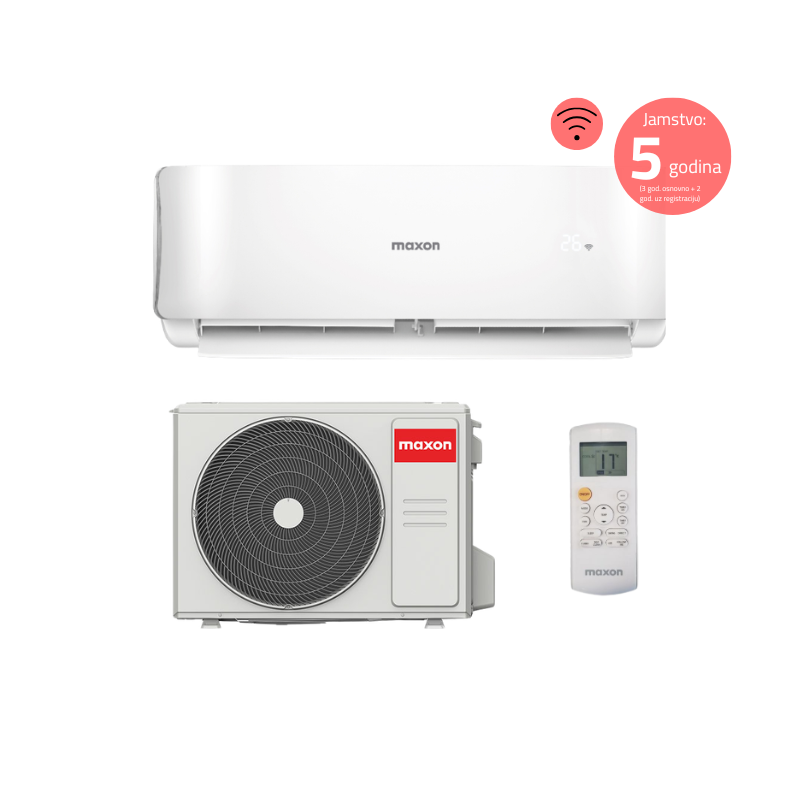 Maxon COMFORT Wi-Fi klima uređaj MXI-24HC012i/MXO-24HC012i - 7,0kW